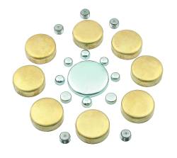 Mr Gasket 6481 Brass Freeze Plug Kit for 55-96 Buick/Chevy/GMC/Oldsmobile