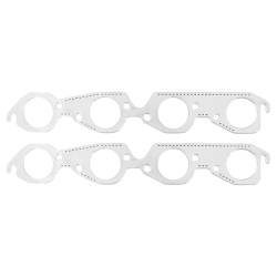 Mr Gasket 7409G Round Ports Aluminum Header Gasket 65-90 Chevy 396-454 Big Block