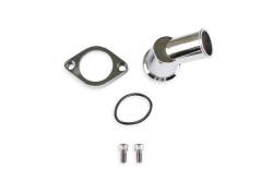 Mr Gasket - Mr Gasket 9141G 45-DEG O-Ring Style Chrome Water Neck 67-75 Chevy V8 Engines - Image 3