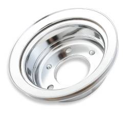 Mr Gasket - Mr Gasket 8827 Chrome Plated Steel Crankshaft Pulley for 65-68 Ford 289/302 - Image 2