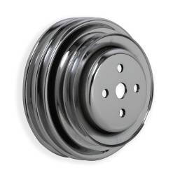 Mr Gasket - Mr Gasket 8829 Chrme Water Pump Pulley Triple Groove for 66-69 Ford 289/302/351W - Image 3
