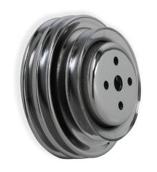 Mr Gasket - Mr Gasket 8829 Chrme Water Pump Pulley Triple Groove for 66-69 Ford 289/302/351W - Image 2