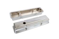 Mr Gasket - Mr Gasket 9800 Chrome Valve Covers Dual Cap Holes 60-86 Chevy 262-400 SB - Image 7