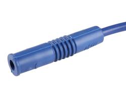 ACCEL - ACCEL 171112B Motorcycle Spark Plug Wire for 09-15 Sportster XR1200 8mm Blue - Image 2