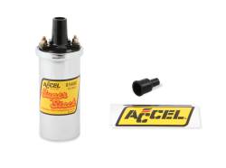 ACCEL 8140C Ignition Coil Chrome 42000v 1.4 Ohm Primary Points up To 6500 RPM