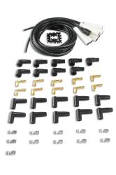 ACCEL 9000C Spark Plug Wire Set Universal 180-DEG White Ceramic Boots