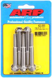 ARP Auto Racing - ARP 622-2500 Standard Hex Bolt 5PC Stainless Steel 5/16-18 x 2.5 Wrenching - Image 1