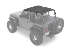 Bestop - Bestop 52609-35 Header Safari Extended Bikini Top Black for 18-23 Wrangler JL - Image 2