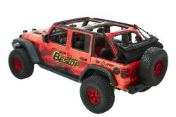 Bestop - Bestop 54925-17 Trektop Ultra Black Twill Soft Top for 18+ Jeep Wrangler JL 4DR - Image 3