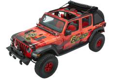 Bestop - Bestop 54925-17 Trektop Ultra Black Twill Soft Top for 18+ Jeep Wrangler JL 4DR - Image 5