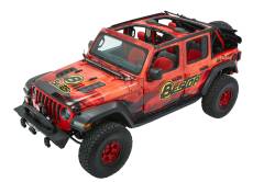 Bestop - Bestop 54925-17 Trektop Ultra Black Twill Soft Top for 18+ Jeep Wrangler JL 4DR - Image 8