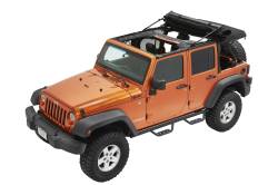 Bestop - Bestop 54724-17 Supertop Ultra Black Twill Soft Top for 07-18 Wrangler JK 4DR - Image 8