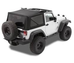 Bestop 79846-17 Replace-A-Top w/o Hardware Black Twill for 10-18 Wrangler JK 2DR