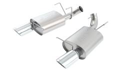Borla - Borla 11798 S-Type Axle-Back Exhaust Single Split Rear Exit 11-12 Mustang 5.4L - Image 1