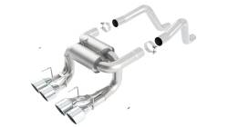 Borla - Borla 11822 ATAK Axle-Back Exhaust Dual Split Rear Exit 06-13 Corvette 6.2/7.0L - Image 1