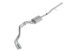Borla - Borla 140797 ATAK Cat-Back Exhaust Truck Side Exit 14-19 Silv/Sra 1500 5.3L - Image 1