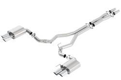 Borla - Borla 140746 ATAK Cat-Back Exhaust Dual Split Rear Exit 18-23 Mustang GT 5.0L - Image 1