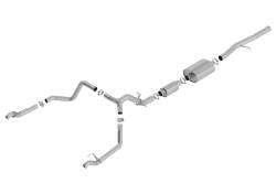 Borla - Borla 140773 S-Type Cat-Back Exhaust One Split RR Exit 19-23 Sra/Silv 1500 6.2L - Image 1