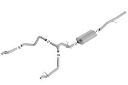 Borla - Borla 140767 Touring Cat-Back Exhaust One Split RR Exit 19-26 Sra/Silv 1500 5.3L - Image 1