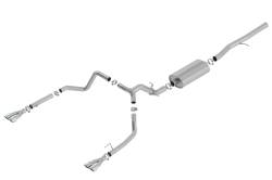 Borla - Borla Exhaust 140782 Touring Cat-Back System for Sierra/Silverado 1500 - Image 1