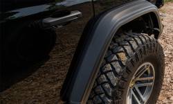Bushwacker - Bushwacker Hyperform Flat Style Fender Flares Black for Jeep JL 11950-07 - Image 3