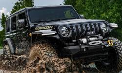 Bushwacker - Bushwacker Hyperform Flat Style Fender Flares Black for Jeep JL 11950-07 - Image 2