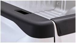 Bushwacker 48521 SmoothBack Side Bed Rail Caps w/Holes Pair for Silverado 6.6'