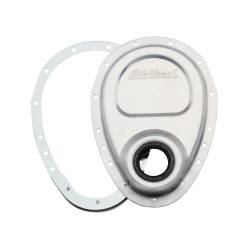 Edelbrock - Edelbrock 4242 2Pc Aluminum Timing Front Cover for 87 Small-Block Chevy - Image 1