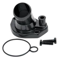 Edelbrock - Edelbrock 48143 15-DEG Steel Waterneck for Small-Block Ford V8 Black Finish - Image 1