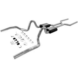 Flowmaster 17200 3" American Thunder Header-Back Exhaust Alu. 68-72 GM A-Body