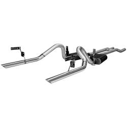 Flowmaster - Flowmaster 17273 2.5" American Thunder Header-Back Exhaust Alu. 64-66 Mustang V8 - Image 2