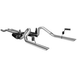 Flowmaster 17273 2.5" American Thunder Header-Back Exhaust Alu. 64-66 Mustang V8