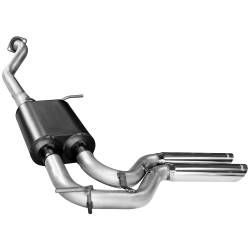 Flowmaster 17395 American Thunder Cat-Back Exhaust Alu. 99-07 Silv/Sra 4.8/5.3L