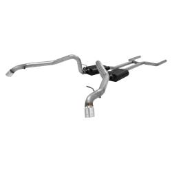 Flowmaster 817673 2.5" SS American Crossmember-Back Exhaust 62-67 Chevy II/Nova