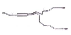 Gibson Performance Exhaust - Gibson Performance 5561 Split Rear Cat-Back Exhaust System Aluminized - Image 1