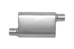 Gibson Performance Exhaust - Gibson 55172S Stainless Performance Superflow Offset/Offset Oval Muffler - Image 1