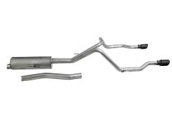 Gibson Performance Exhaust - Gibson Performance 617410B Split Rear Cat-Back Exhaust System Stainless - Image 1