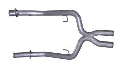 Gibson Performance Exhaust - Gibson Performance 619002 2.5" Exhaust Crossover X-Pipe Stainless for Mustang - Image 1
