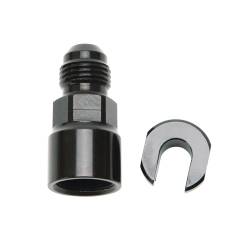 Russell - Russell 644123 6AN Malex3/8" SAE Quick-Disc Female Threaded Cap Fitting Black - Image 1