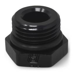 Russell - Russell 660273 6AN Straight Thread Plug Adapter Fitting/O-Ring w/Black Finish - Image 1