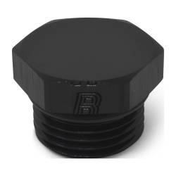 Russell - Russell 660273 6AN Straight Thread Plug Adapter Fitting/O-Ring w/Black Finish - Image 2