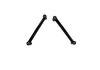 Superlift Front Lower Control Arms 2"-4" Lift for 97-06 Jeep TJ 5073