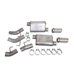 BBK Performance Parts - BBK Performance 41065 Axle-Back Exhaust System Stainless for 10-15 Camaro SS - Image 1