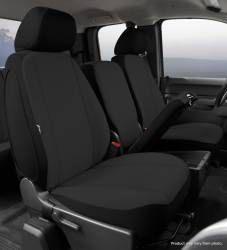 FIA SP88-30 BLACK SP FRONT 40/20/40 Seat Cover 14-18 Silv/Sra 1500/15-19 2500HD