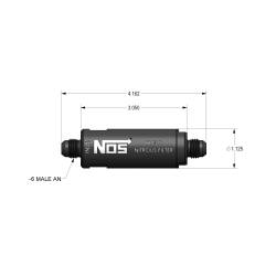 NOS/Nitrous Oxide System - NOS 15556NOS In-Line Hi-Flow Nitrous Filter - Image 2