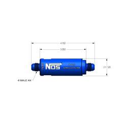 NOS/Nitrous Oxide System - NOS 15557NOS In-Line Hi-Flow Nitrous Filter - Image 2