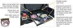 Tuffy Security Products - Tuffy Security 130-01 Drawer Underseat Full Width for 76-06 Wrangler CJ/YJ/TJ - Image 4