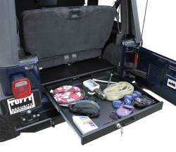 Tuffy Security Products - Tuffy Security 130-01 Drawer Underseat Full Width for 76-06 Wrangler CJ/YJ/TJ - Image 1