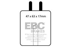 EBC Brakes - EBC Brakes DP2120 Greenstuff 2000 Series Sport Brake Pads - Image 1