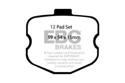 EBC Brakes - EBC Brakes DP31771C Redstuff Ceramic Low Dust Brake Pads for 06-08 Corvette - Image 1